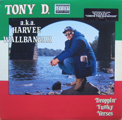 Tony D.* A.k.a. Harvee Wallbangar : Droppin' Funky Verses (LP, Album)