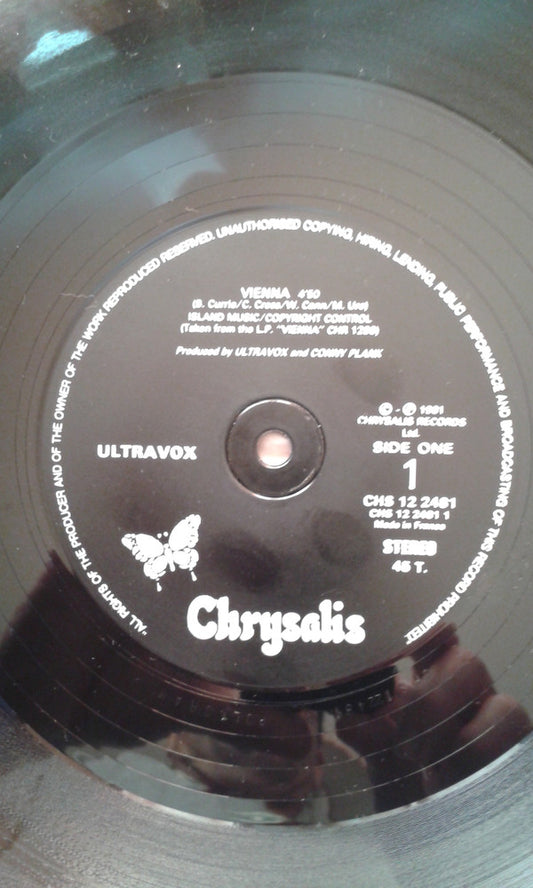 Ultravox : Vienna (12", Single, Fre)