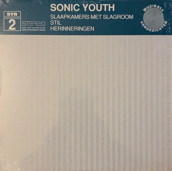 Sonic Youth : Slaapkamers Met Slagroom (12", EP)