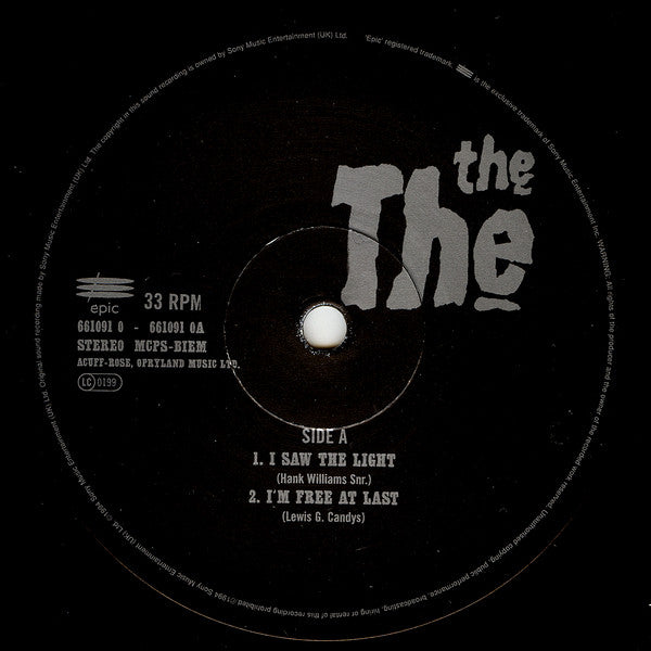 The The : I Saw The Light (10", Single)