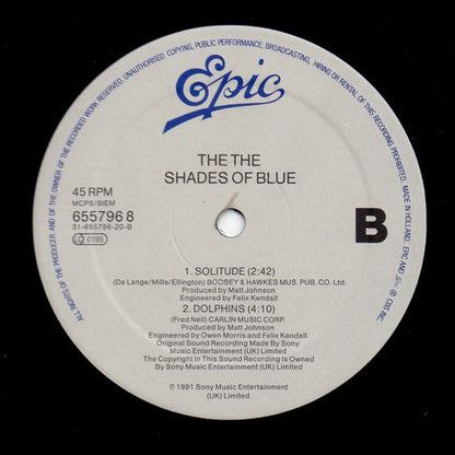 The The : Shades Of Blue (12")