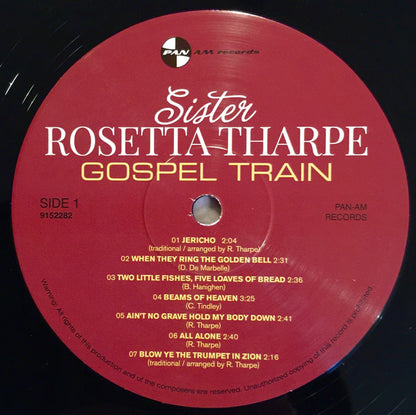 Sister Rosetta Tharpe : Gospel Train (LP, Album, Ltd, RE, 180)