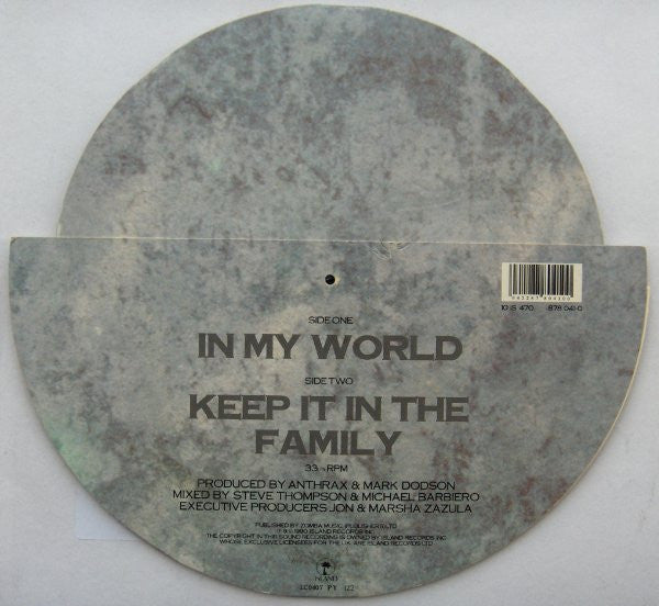 Anthrax : In My World (10", Single, Ltd)