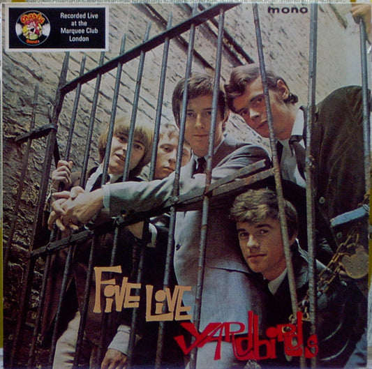 The Yardbirds : Five Live Yardbirds (LP, Album, Mono, RE)