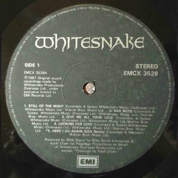 Whitesnake : 1987 (LP, Album, RE)