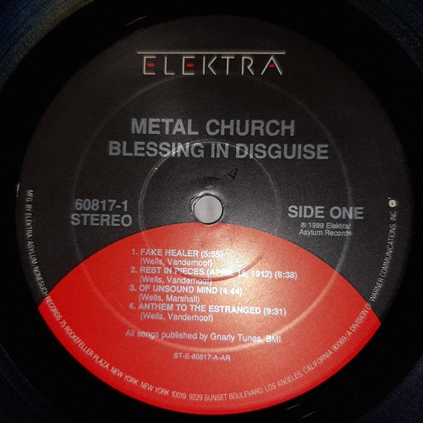 Metal Church : Blessing In Disguise (LP, Album, AR)