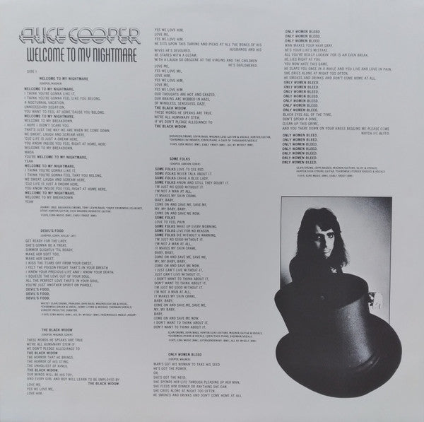 Alice Cooper (2) : Welcome To My Nightmare (LP, Album, RE, Qua)