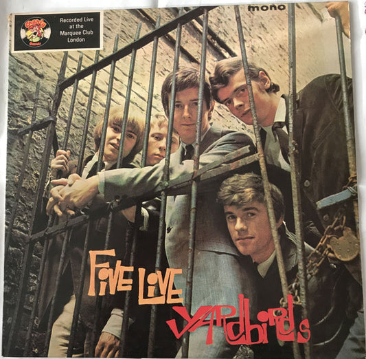 The Yardbirds : Five Live Yardbirds (LP, Album, Mono, RE)