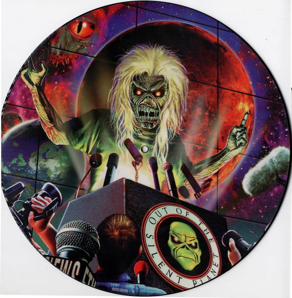 Iron Maiden : Out Of The Silent Planet (12", Single, Ltd, Num, Pic)