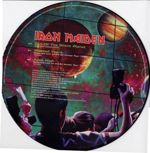 Iron Maiden : Out Of The Silent Planet (12", Single, Ltd, Num, Pic)