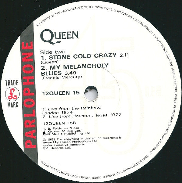 Queen : The Miracle (12", Single, Ltd)