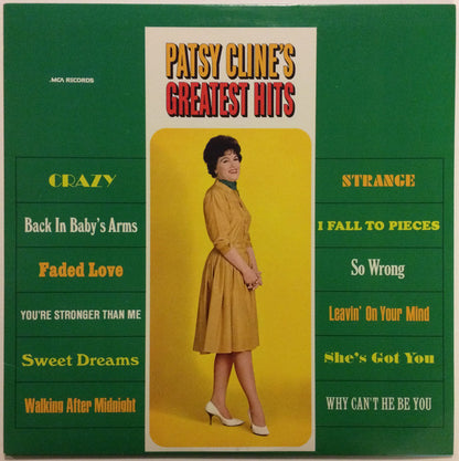 Patsy Cline : Greatest Hits (LP, Comp, RE)