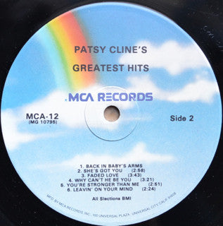 Patsy Cline : Greatest Hits (LP, Comp, RE)