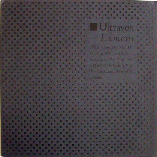 Ultravox : Lament (LP, Album)