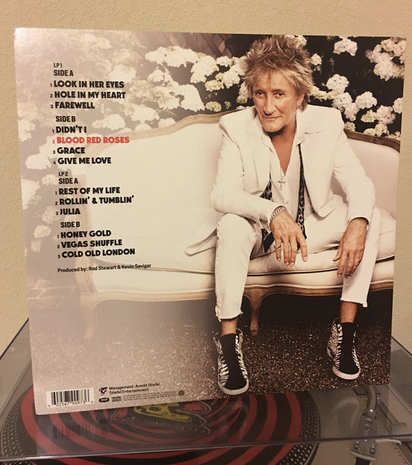 Rod Stewart : Blood Red Roses (2xLP, Album)