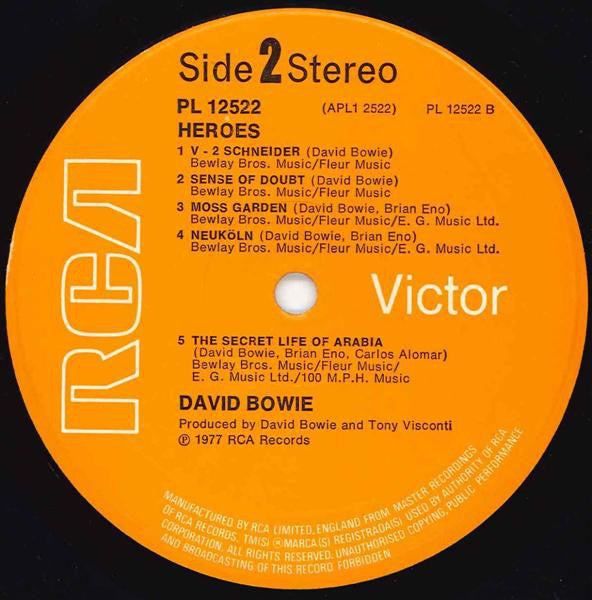 David Bowie : "Heroes" (LP, Album)