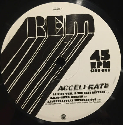 R.E.M. : Accelerate (2xLP, Album, 180 + CD, Album, Bon)