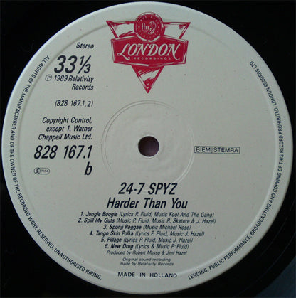 24-7 Spyz : Harder Than You (LP, Album)