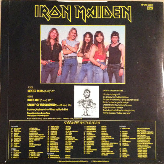 Iron Maiden : Wasted Years (12", Single)