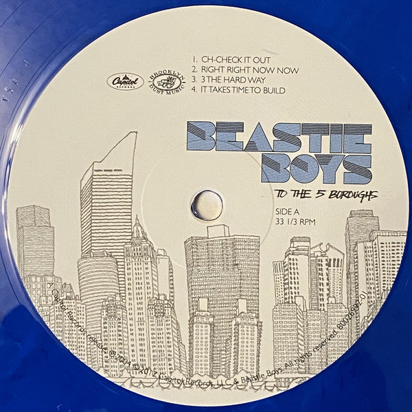 Beastie Boys : To The 5 Boroughs (2xLP, Album, Ltd, RE, Blu)