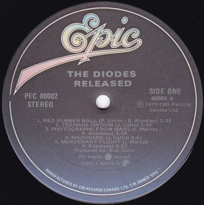 The Diodes : Released (LP, Album)