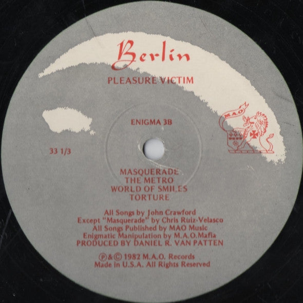 Berlin : Pleasure Victim (LP, Album)