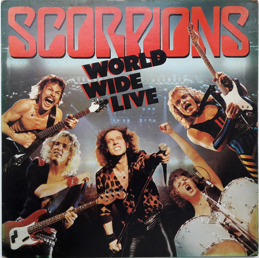 Scorpions : World Wide Live (2xLP, Album, Gat)