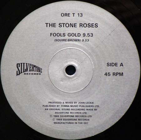 The Stone Roses : Fools Gold 9.53 (12", RE)