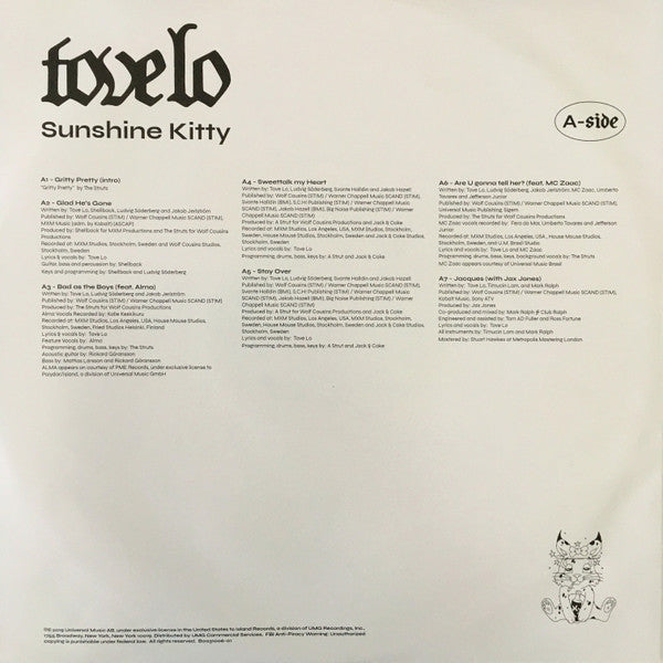 Tove Lo : Sunshine Kitty (LP, Album, Ltd, Whi)