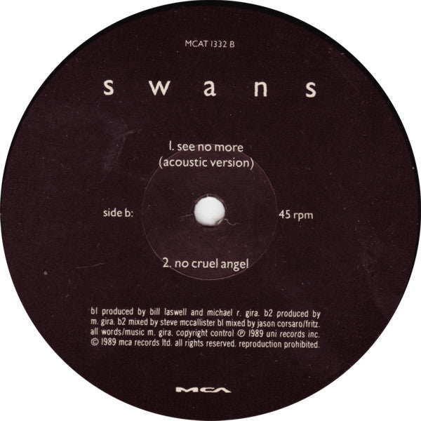 Swans : Saved (12", Single)