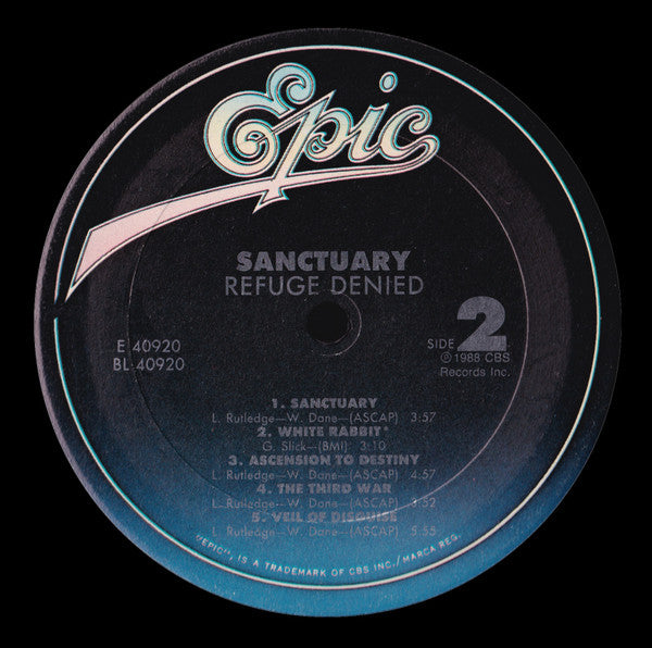 Sanctuary (4) : Refuge Denied (LP, Album)