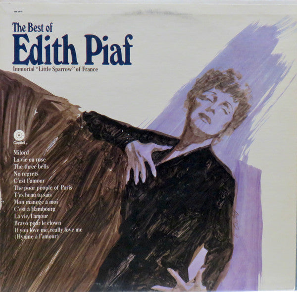 Edith Piaf : The Best Of Edith Piaf (LP, Comp, Los)