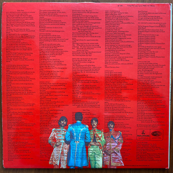 The Beatles : Sgt. Pepper's Lonely Hearts Club Band (LP, Album, Mono)