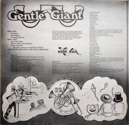 Gentle Giant : Three Friends (LP, Album, RP)