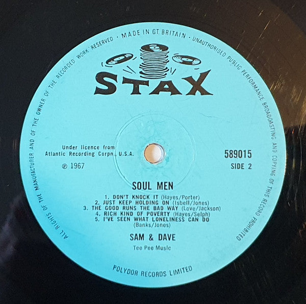 Sam & Dave : Soul Men (LP, Album)