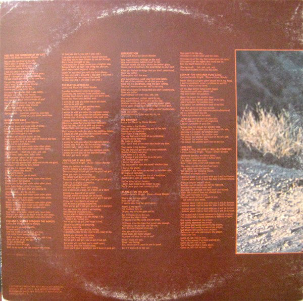 Stevie Wonder : Talking Book (LP, Album, Hol)