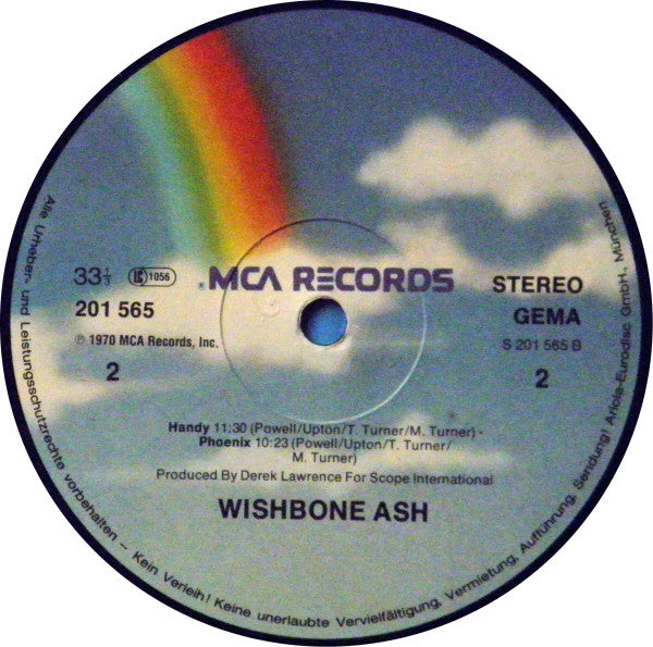 Wishbone Ash : Wishbone Ash (LP, Album, RE)