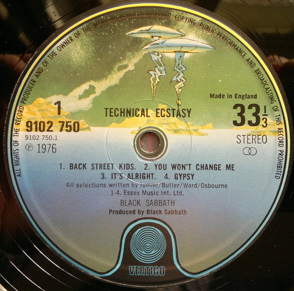 Black Sabbath : Technical Ecstasy (LP, Album)