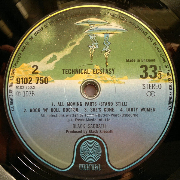 Black Sabbath : Technical Ecstasy (LP, Album)