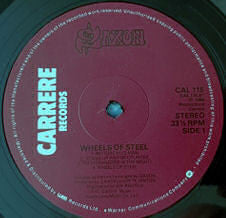 Saxon : Wheels Of Steel (LP, Album)