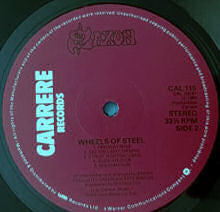 Saxon : Wheels Of Steel (LP, Album)