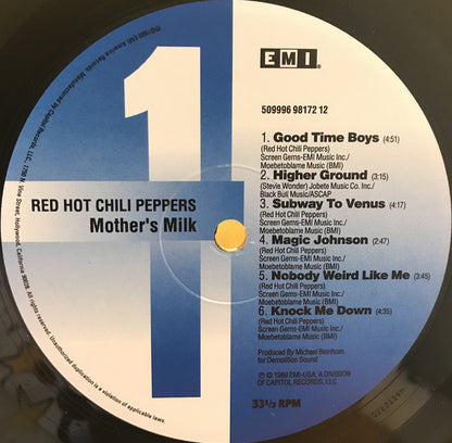 Red Hot Chili Peppers : Mother's Milk (LP, Album, Ltd, RE, 180)