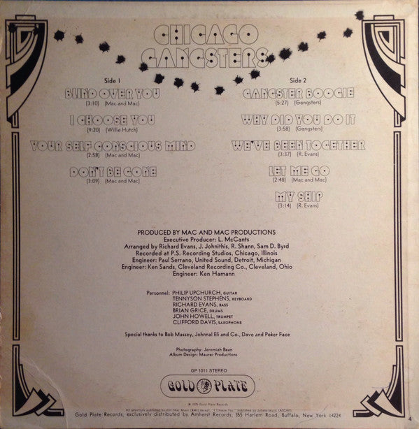 Chicago Gangsters : Blind Over You (LP, Album)