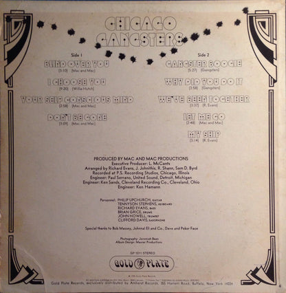 Chicago Gangsters : Blind Over You (LP, Album)