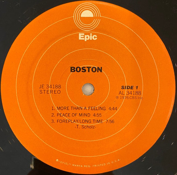 Boston : Boston (LP, Album, RP)