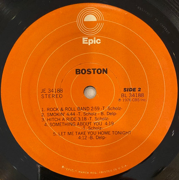 Boston : Boston (LP, Album, RP)