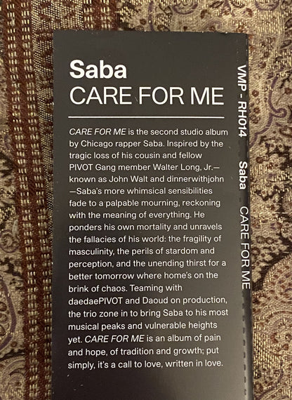 Saba (14) : Care For Me (LP, Album, Club, RP, Gre)