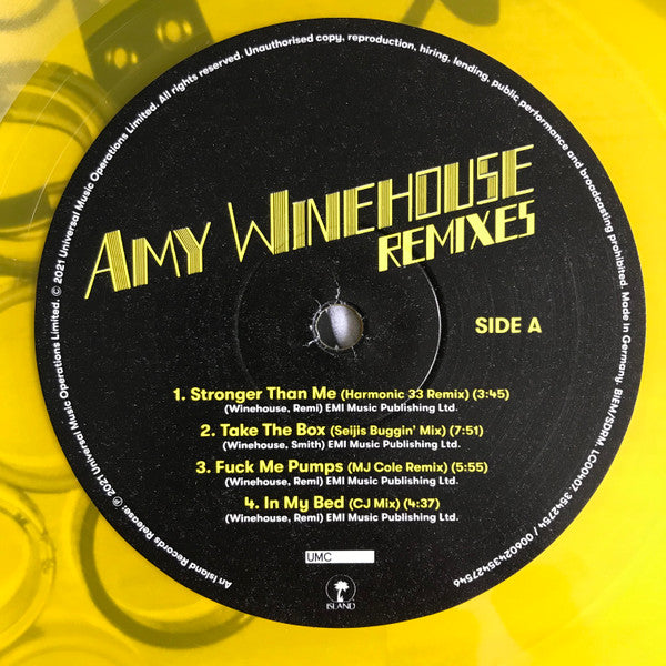 Amy Winehouse : Remixes (LP, Yel + LP, Blu + RSD, Comp, Ltd)