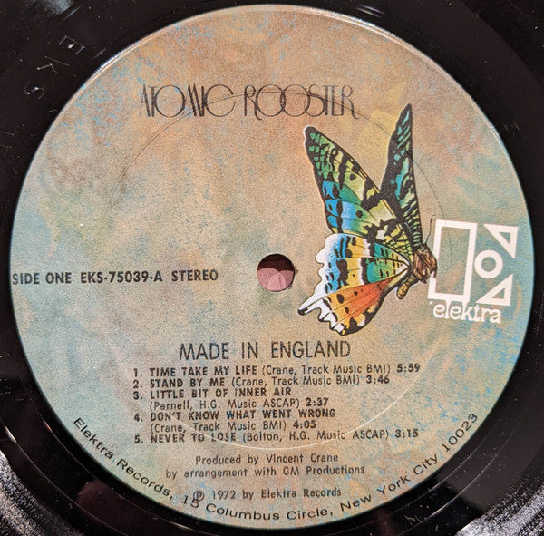 Atomic Rooster : Made In England (LP, Album)