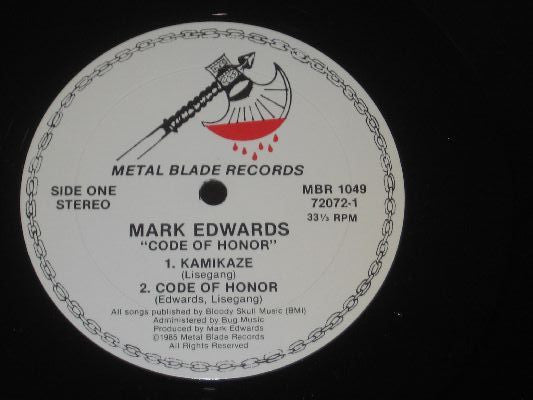 Mark Edwards (15) : Code Of Honor (12", EP)